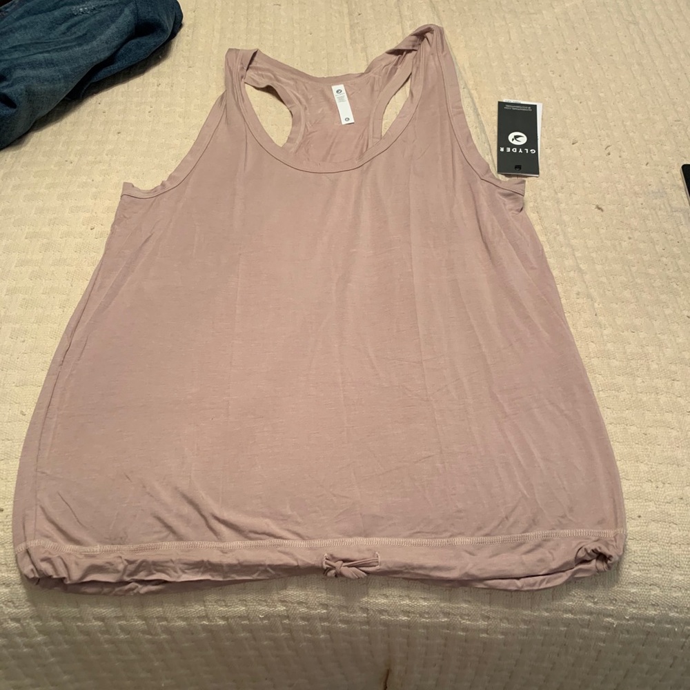 Glyder drawstring waist top - Rose